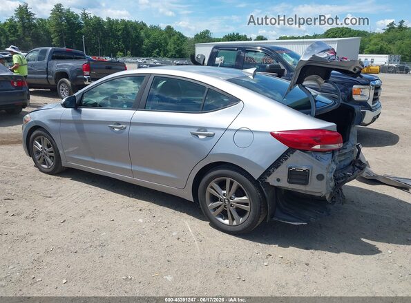 5NPD84LF5HH106833 2017 HYUNDAI ELANTRA Серебряный Задняя левая четверть