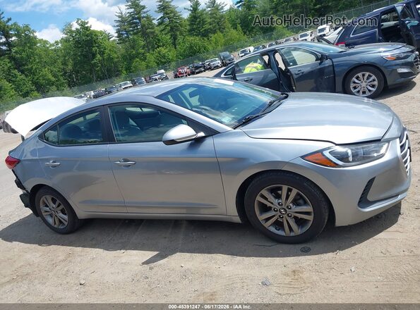 5NPD84LF5HH106833 2017 HYUNDAI ELANTRA Серебряный Панорамный вид салона 360°