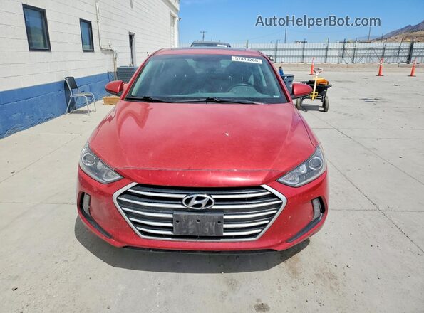 5NPD84LF5HH118965 2017 HYUNDAI ELANTRA Red Вид спереду