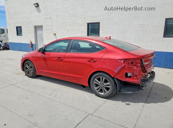 5NPD84LF5HH118965 2017 HYUNDAI ELANTRA Red Задня ліва чверть