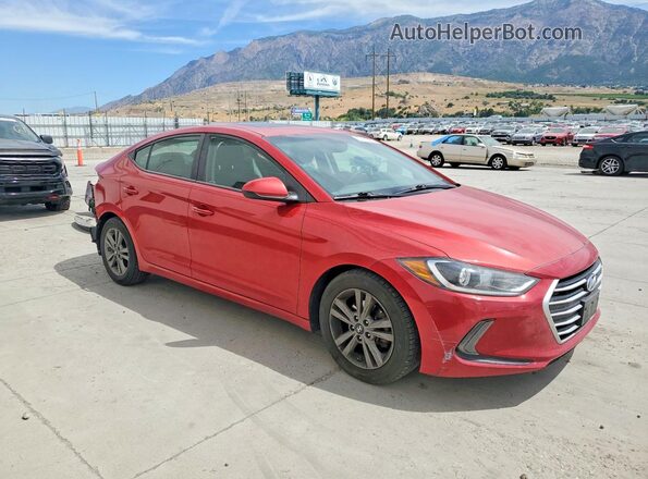 5NPD84LF5HH118965 2017 HYUNDAI ELANTRA Red Передня права чверть