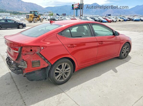 5NPD84LF5HH118965 2017 HYUNDAI ELANTRA Red Задня права чверть