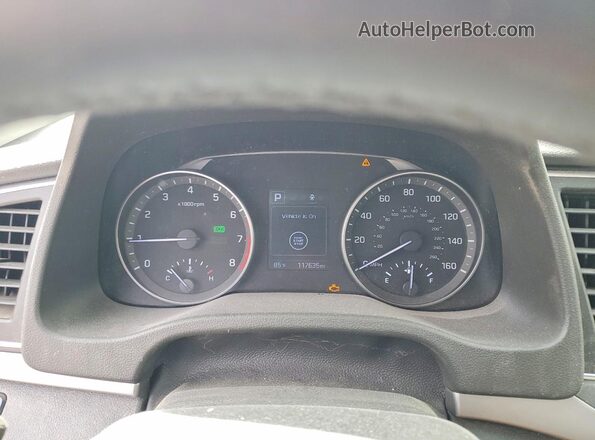 5NPD84LF5HH118965 2017 HYUNDAI ELANTRA Red Вид щитка приладів