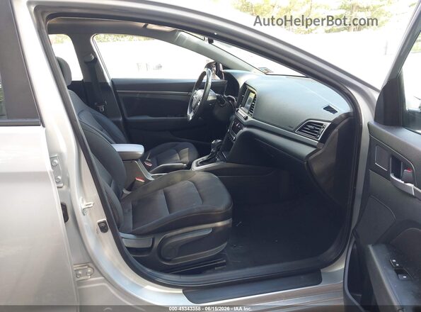 5NPD84LF5HH167213 2017 HYUNDAI ELANTRA Silver წინა სალონის ხედი