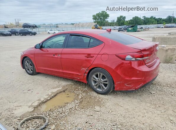 5NPD84LF5HH176221 2017 HYUNDAI ELANTRA Red Հետևի ձախ