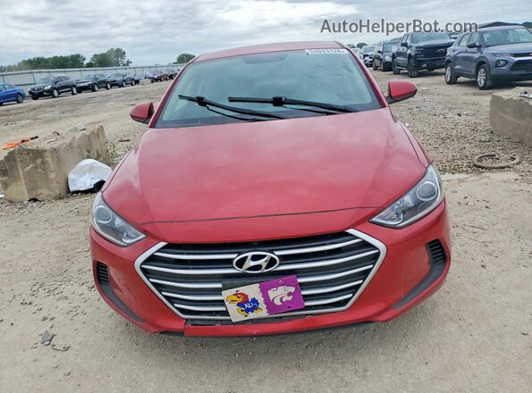 5NPD84LF5HH176221 2017 HYUNDAI ELANTRA Red Դիմացի տեսք
