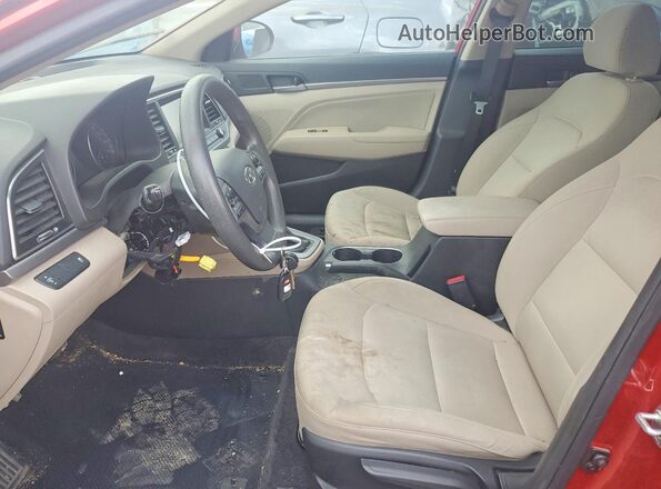 5NPD84LF5HH176221 2017 HYUNDAI ELANTRA Red Սալոնի դիմացի տեսք