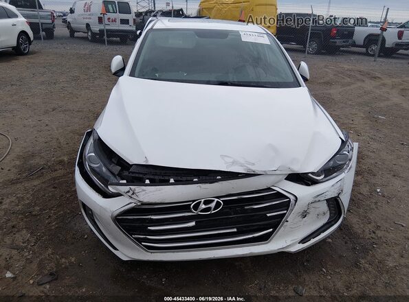 5NPD84LF5HH185310 2017 HYUNDAI ELANTRA White წინა ხედი