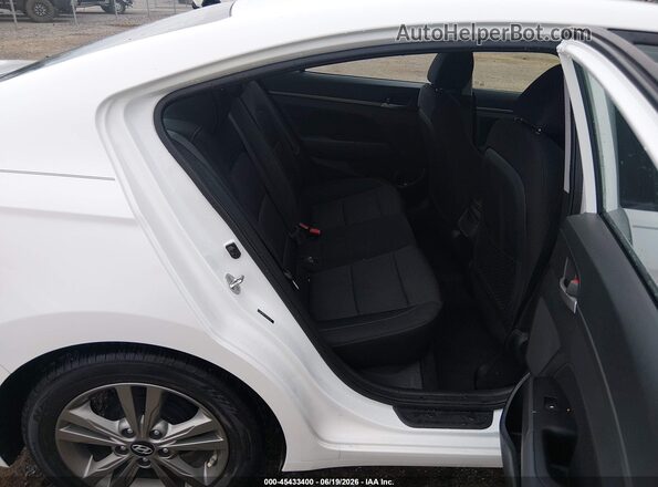 5NPD84LF5HH185310 2017 HYUNDAI ELANTRA White VIN კოდის სტიკერის ხედი