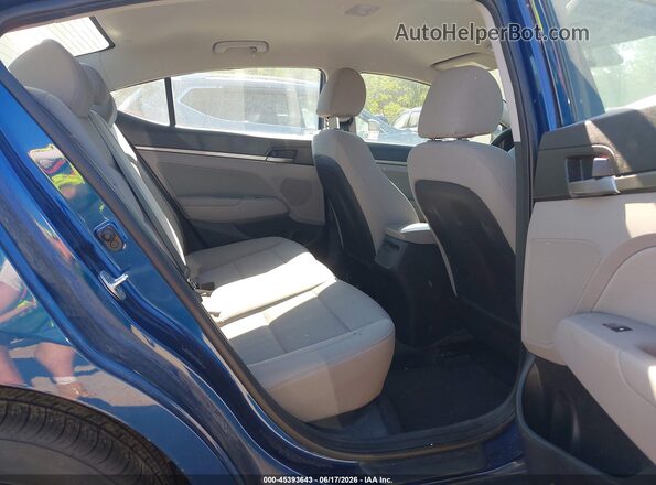 5NPD84LF5HH185534 2017 HYUNDAI ELANTRA Dark Blue Vista de la etiqueta del VIN