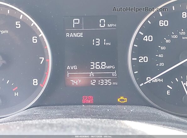 5NPD84LF5HH185534 2017 HYUNDAI ELANTRA Dark Blue Vista del cuadro de instrumentos
