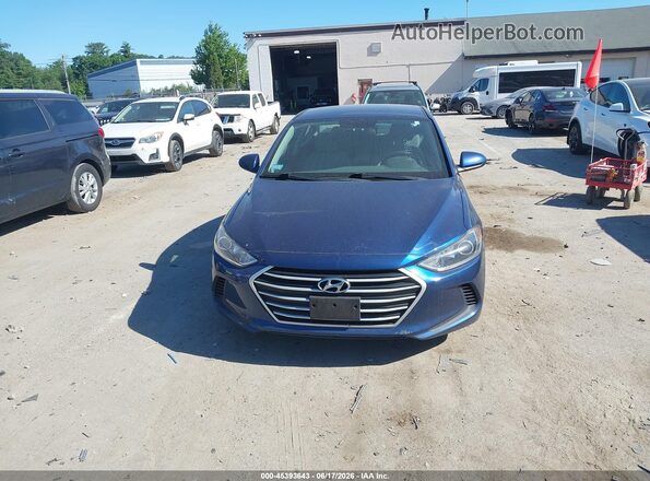 5NPD84LF5HH185534 2017 HYUNDAI ELANTRA Dark Blue Vista del salpicadero
