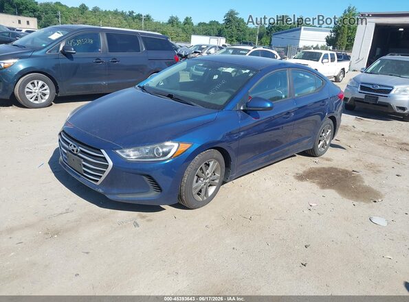 5NPD84LF5HH185534 2017 HYUNDAI ELANTRA Dark Blue Vista tres cuartos delantera izquierda