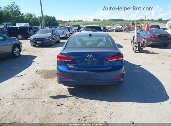 5NPD84LF5HH185534 2017 HYUNDAI ELANTRA Dark Blue Vista interior trasera