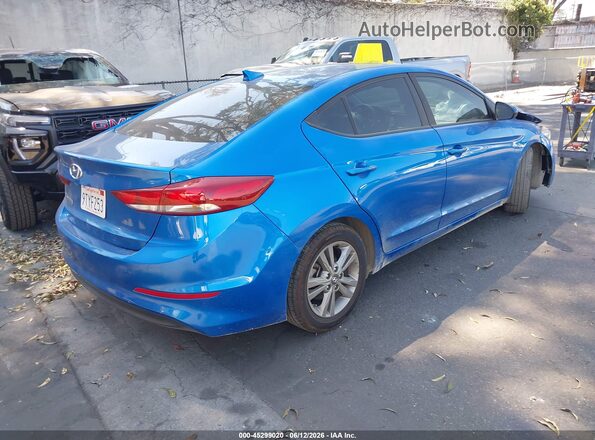 5NPD84LF5JH248122 2018 HYUNDAI ELANTRA Blue უკანა მარჯვენა