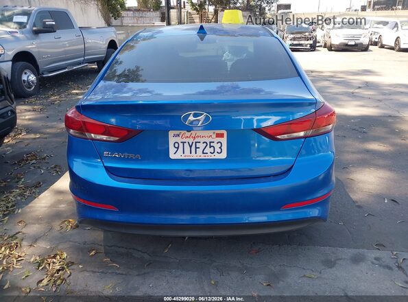 5NPD84LF5JH248122 2018 HYUNDAI ELANTRA Blue 