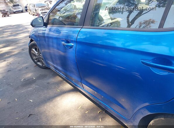 5NPD84LF5JH248122 2018 HYUNDAI ELANTRA Blue სალონის 360-გრადუსიანი ხედი