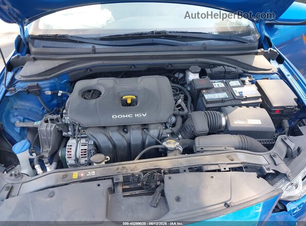 5NPD84LF5JH248122 2018 HYUNDAI ELANTRA Blue უკანა ხედი