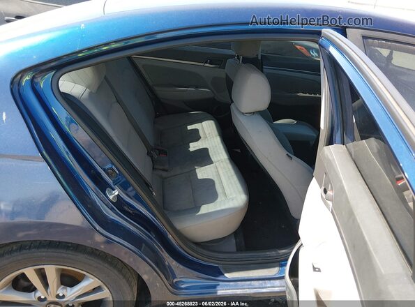 5NPD84LF5JH250100 2018 HYUNDAI ELANTRA Dark Blue VIN կոդի պիտակի տեսք