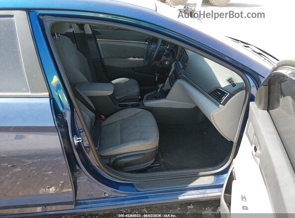 5NPD84LF5JH250100 2018 HYUNDAI ELANTRA Dark Blue Սալոնի դիմացի տեսք