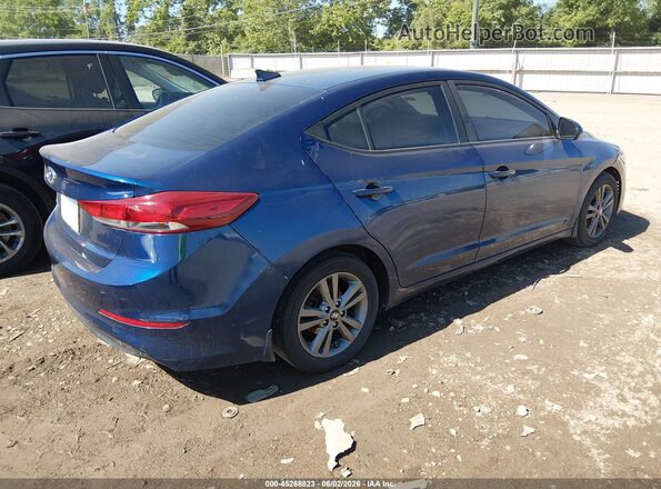 5NPD84LF5JH250100 2018 HYUNDAI ELANTRA Dark Blue Հետևի աջ
