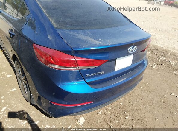 5NPD84LF5JH250100 2018 HYUNDAI ELANTRA Dark Blue 