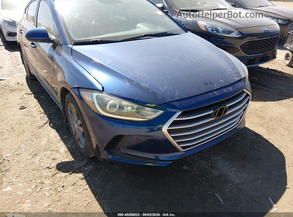 5NPD84LF5JH250100 2018 HYUNDAI ELANTRA Dark Blue 