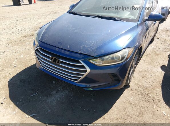 5NPD84LF5JH250100 2018 HYUNDAI ELANTRA Dark Blue 