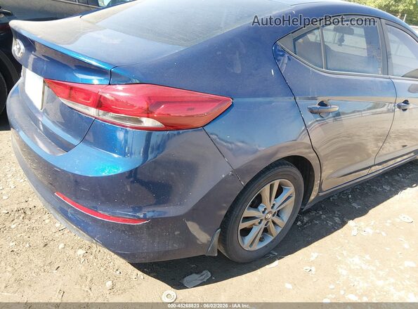 5NPD84LF5JH250100 2018 HYUNDAI ELANTRA Dark Blue 