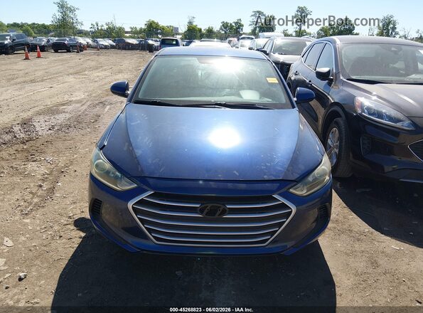 5NPD84LF5JH250100 2018 HYUNDAI ELANTRA Dark Blue Սարքավորումների վահանակի տեսք