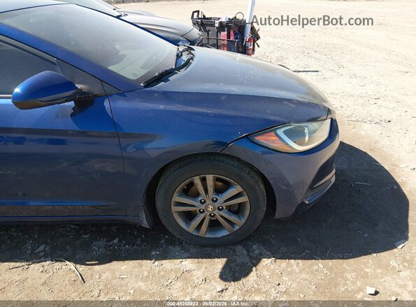 5NPD84LF5JH250100 2018 HYUNDAI ELANTRA Dark Blue 