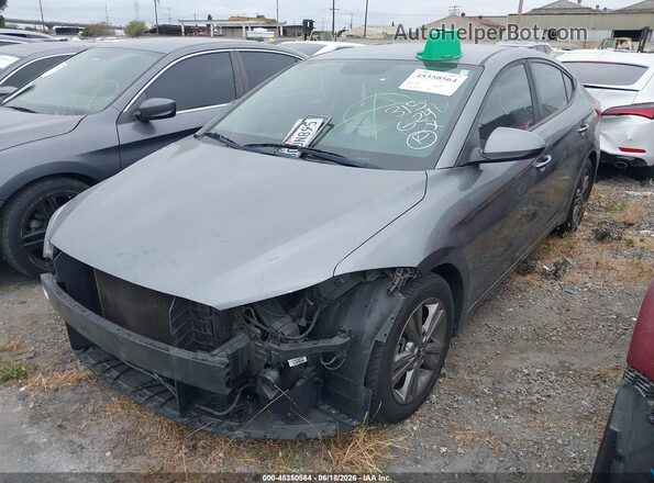 5NPD84LF5JH260240 2018 HYUNDAI ELANTRA Gray 