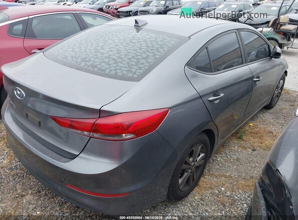 5NPD84LF5JH260240 2018 HYUNDAI ELANTRA Gray 