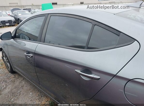 5NPD84LF5JH260240 2018 HYUNDAI ELANTRA Gray 