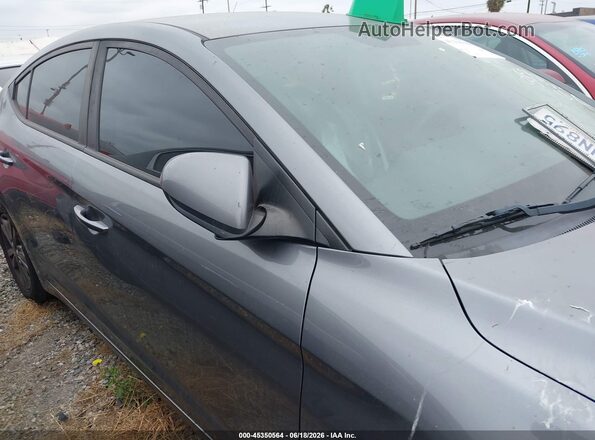 5NPD84LF5JH260240 2018 HYUNDAI ELANTRA Gray 