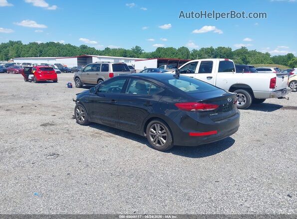 5NPD84LF5JH269438 2018 HYUNDAI ELANTRA Black Tył lewy
