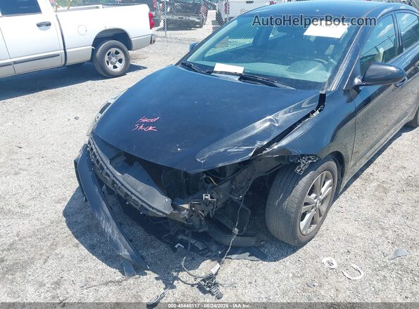 5NPD84LF5JH269438 2018 HYUNDAI ELANTRA Black Widok z przodu