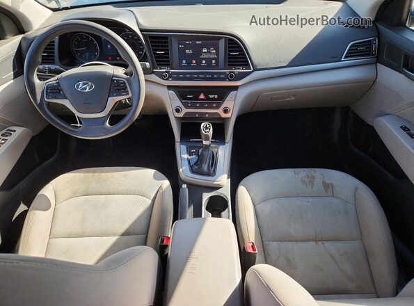 5NPD84LF5JH277555 2018 HYUNDAI ELANTRA Black Вид панелі приладів