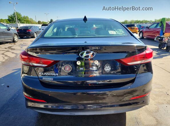 5NPD84LF5JH277555 2018 HYUNDAI ELANTRA Black Вид ззаду