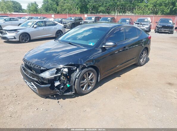 5NPD84LF5JH278737 2018 HYUNDAI ELANTRA Black Vista frontal