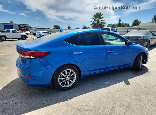 5NPD84LF5JH281363 2018 HYUNDAI ELANTRA Blue Tył prawy