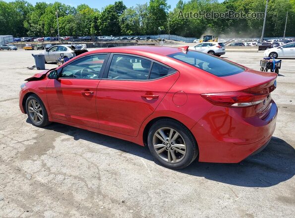 5NPD84LF5JH295070 2018 HYUNDAI ELANTRA Red Հետևի ձախ