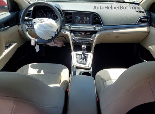 5NPD84LF5JH295070 2018 HYUNDAI ELANTRA Red Առջևի վահանակի տեսք