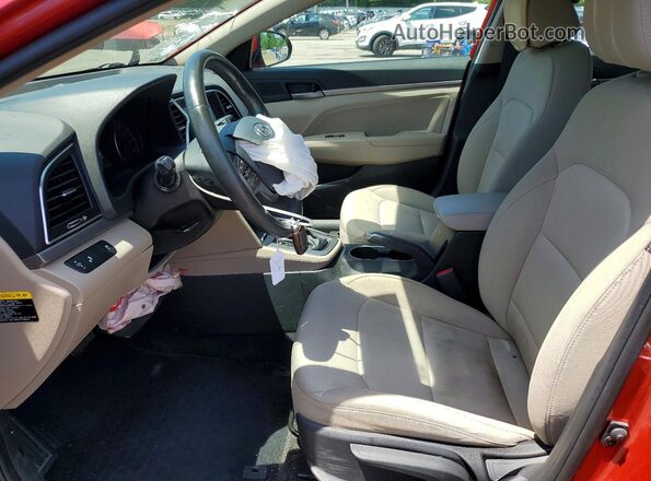 5NPD84LF5JH295070 2018 HYUNDAI ELANTRA Red Սալոնի դիմացի տեսք