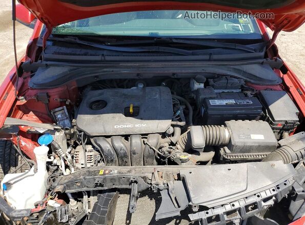 5NPD84LF5JH295070 2018 HYUNDAI ELANTRA Red Սալոնի հետևի տեսք