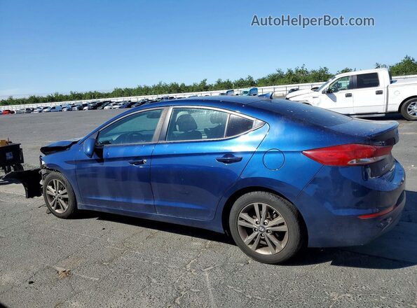 5NPD84LF5JH301384 2018 HYUNDAI ELANTRA Blue Задня ліва чверть