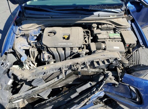5NPD84LF5JH301384 2018 HYUNDAI ELANTRA Blue Вид задньої частини салону
