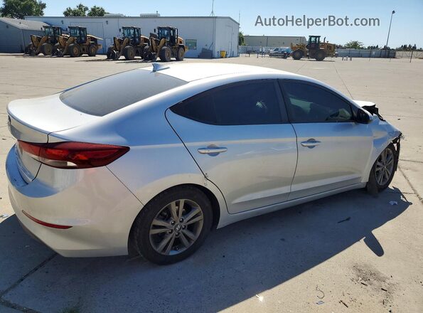 5NPD84LF5JH303765 2018 HYUNDAI ELANTRA Silver Rear right