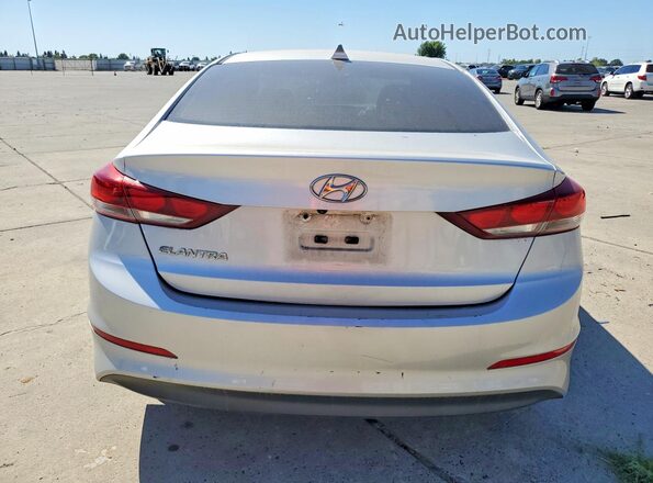 5NPD84LF5JH303765 2018 HYUNDAI ELANTRA Silver Rear view