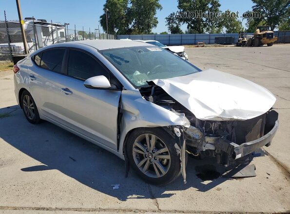 5NPD84LF5JH303765 2018 HYUNDAI ELANTRA Silver Front right